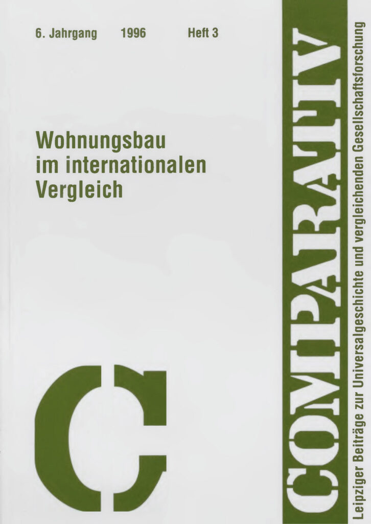 Comparativ Wohnungsbau im Internationalen Vergleich Heft 3-1996