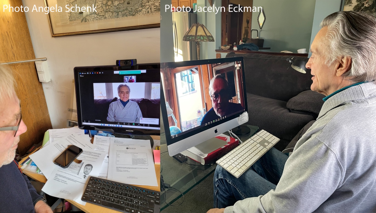 Conversaton with JQ. Zoom meeting